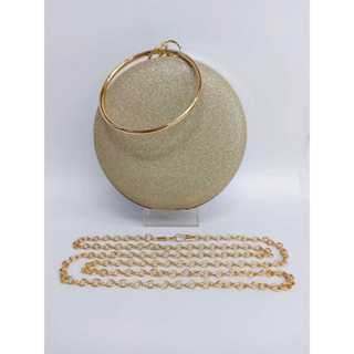 Bolsa Clutch Circular Brilhante com Purpurina Colorida em Oferta na Shopee