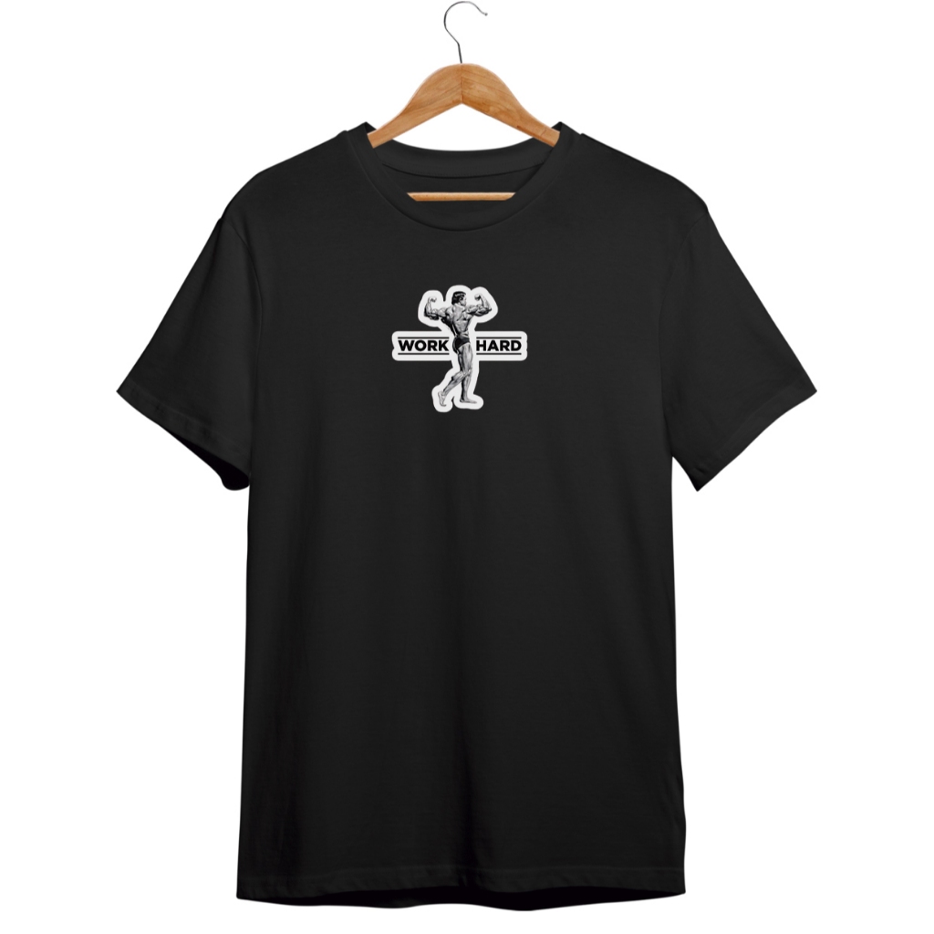 Camiseta Oversized Básica Arnold Streetwear Academia Unisex 100% Algodão Leve Confortável