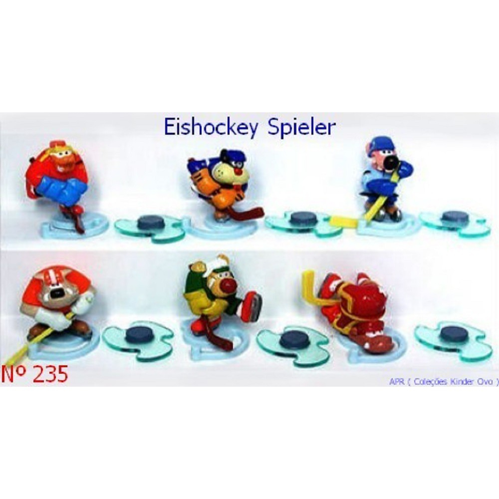 Kinder ovo coleção completa Eishockey Spieler