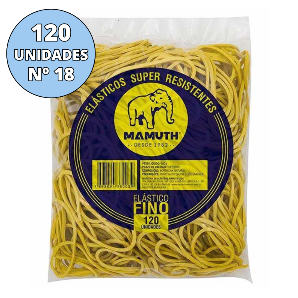 Gominha Elastica Elastico P/ Dinheiro Super Resistente 120 Und em Oferta na Shopee