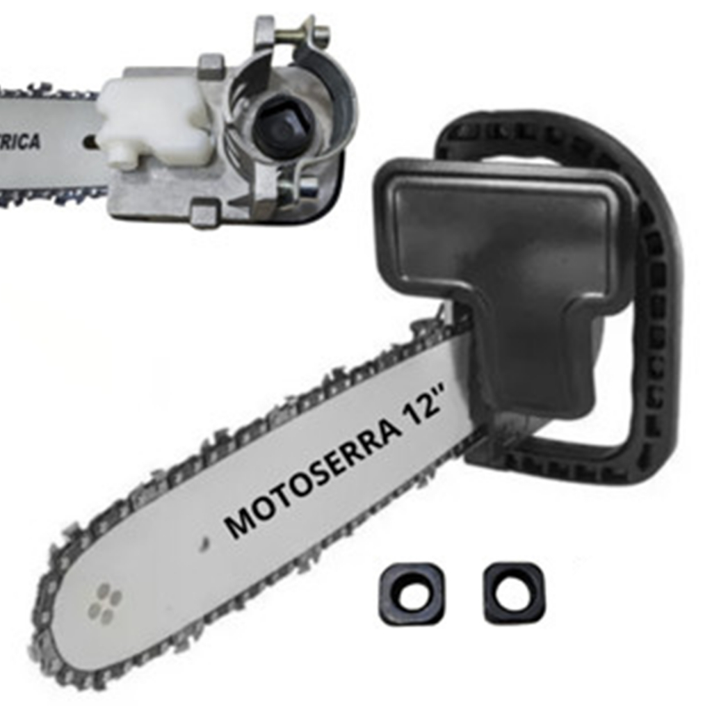 Motosserra Adaptador  Esmerilhadeira M10 M12 Lixadeira Jardim Eletrosserra Portatil Montada