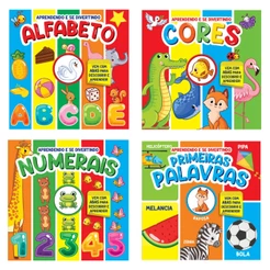 Coleção Aprendendo e se Divertindo | Kit com 4 Livros