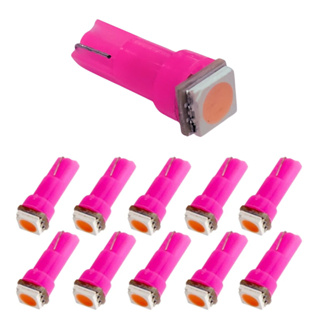Kit 10 Lampada T5 1 Led Rosa Pink 12v em Oferta na Shopee
