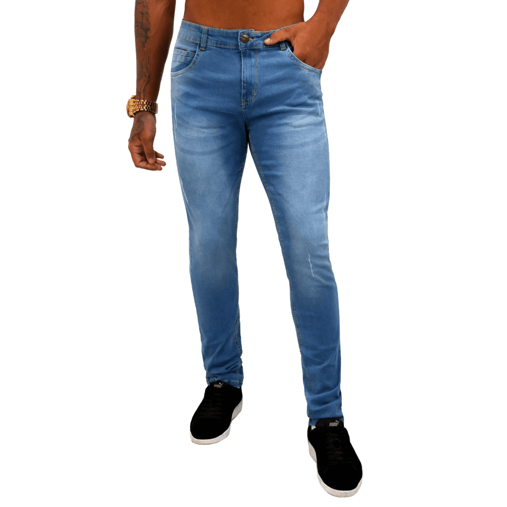 Calça Jeans Clara Masculina Slim Original Premium Elastano Original Ducam