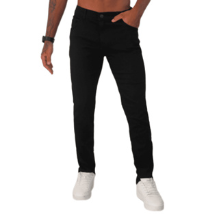 Calça Jeans Masculina Preta Slim Original Premium Elastano Original Ducam em Oferta na Shopee
