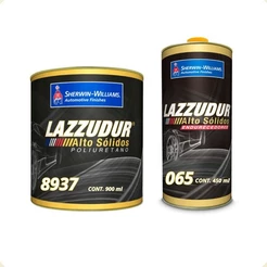 Verniz 8937 Lazzudur Lazzuril Alto Solido 900ml Alto brilho Com Catalisador 125ml Automotivo