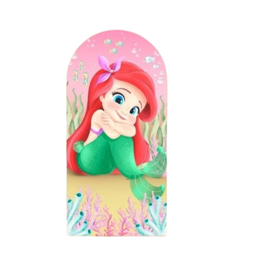 PAINEL ROMANO EM TECIDO (SÓ FRENTE) ( ARIEL- SEREIA ) (ENVIO IMEDIATO) em Oferta na Shopee