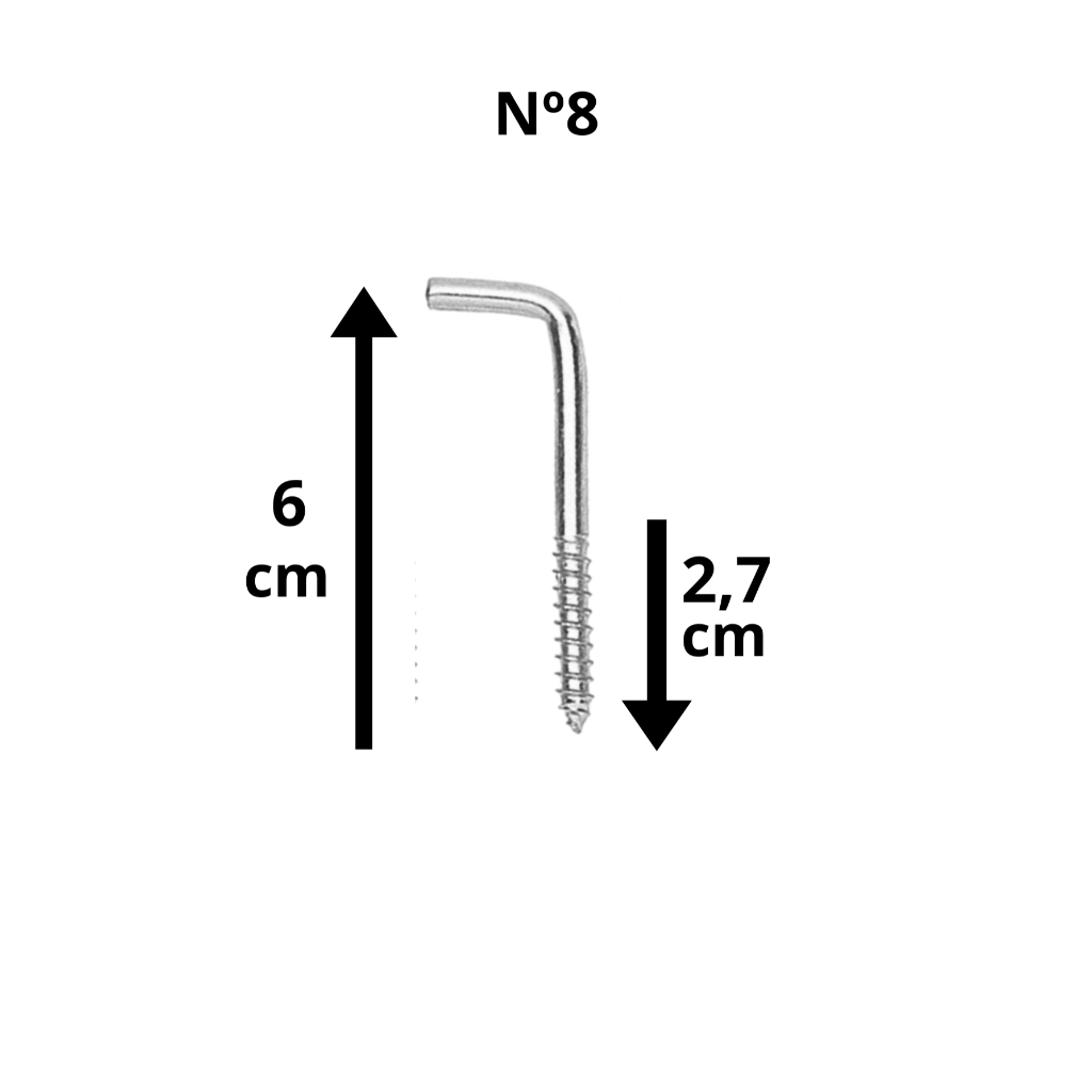 ESCAPULA COM BUCHAS 100 unidades cada N5, 6, 8 e 10