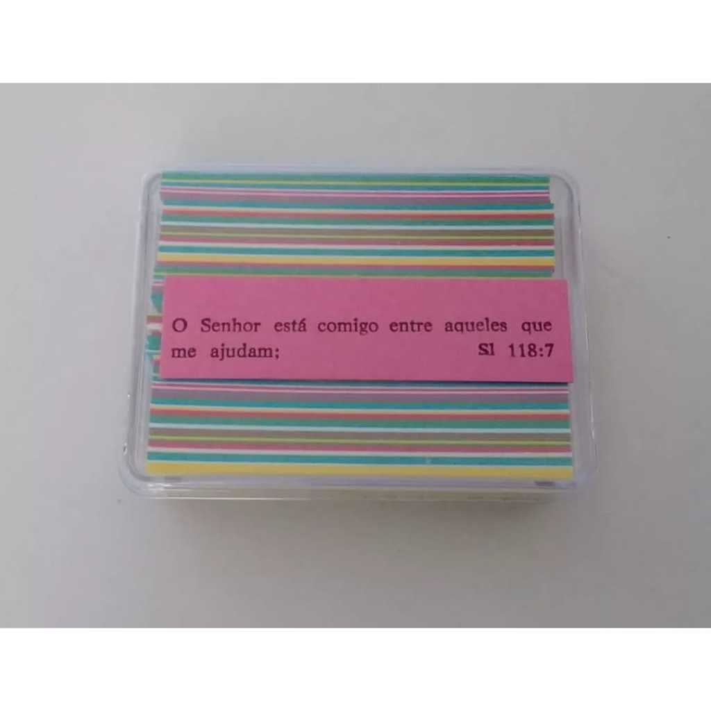 Caixinha De Promessa Bíblica Divina Acrílica em Oferta na Shopee