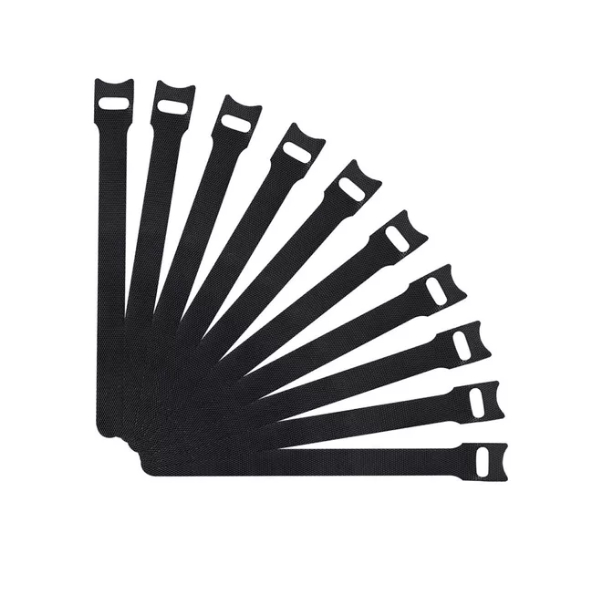 50x Presilha 20cm Fita Abraçadeira Preta Cabos Chicote Fios