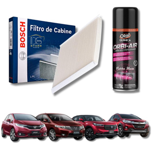 Filtro De Cabine Ar Condicionado Bosch Honda City New Fit Hrv WRV Com Spray Higienizador |0986BF0554 em Oferta na Shopee