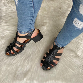 Sandália Fisherman Salto 5 cm Tratorado  (Ref. 242) em Oferta na Shopee