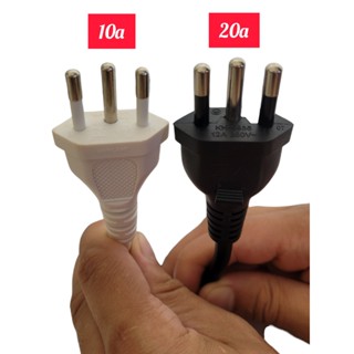 Cabo de Força para Microondas Bivolt 10/12/16/20 amp. em Oferta na Shopee