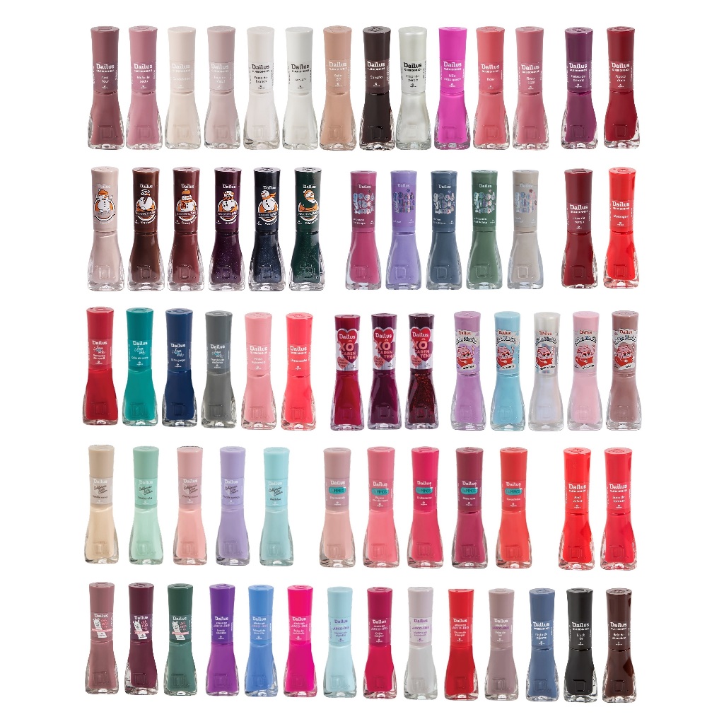 Kit 40 Esmaltes Dailus Coleções Sortidas em Oferta na Shopee