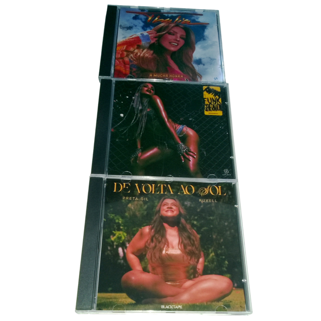 CDs Anitta Funk Generation  2024/ Preta Gil De volta ao sol 2023/ Thalia A mucha honra 2024