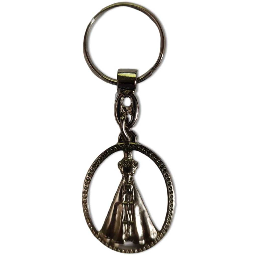 Chaveiro Chaveirinho  Imagem de Nossa Senhora Aparecida Casual Country Luxo