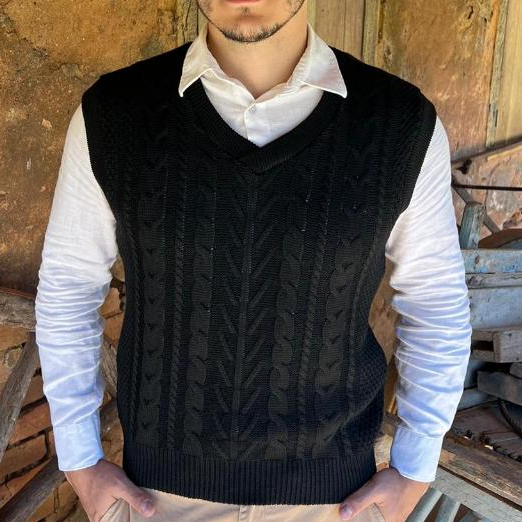 COLETE MASCULINO TRICOT