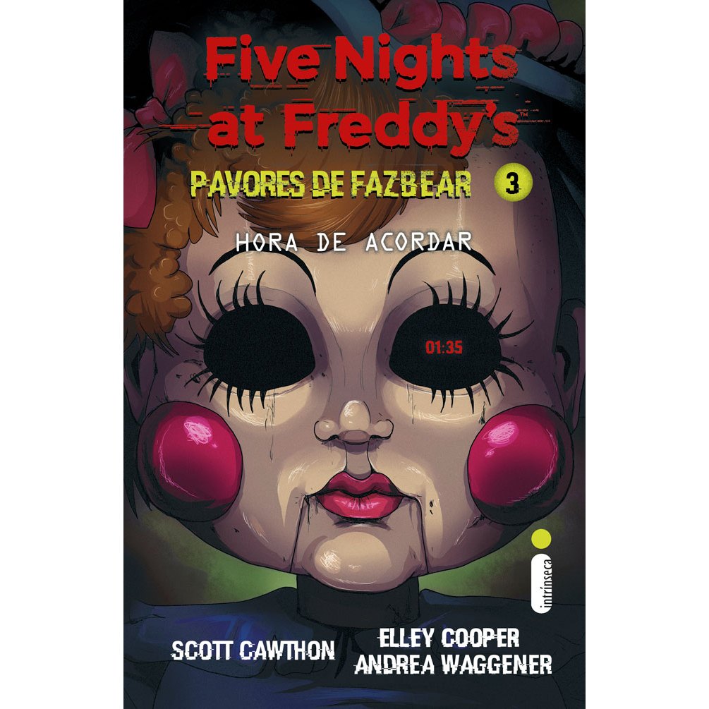 Livro Hora de acordar Five Nights at Freddy’s Pavores de Fazbear V  Scott Cawthon Elley Cooper Andrea Waggener Intrínsec - Books & Magazines