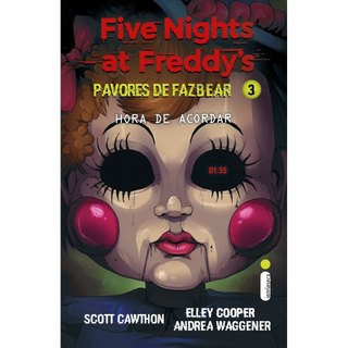 Livro Hora de acordar Five Nights at Freddy’s Pavores de Fazbear V  Scott Cawthon Elley Cooper Andrea Waggener Intrínsec em Oferta na Shopee