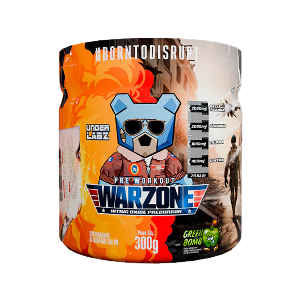 Warzone Com Pump Matrix - Pré Treino - 300g - Under Labz