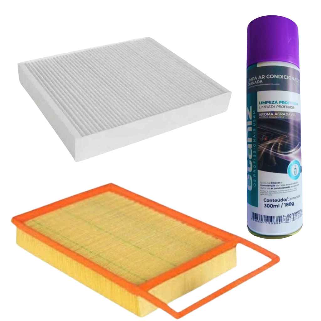 KIT FILTROS FIAT MOTOR ETORQ FILTRO DE AR , AR CONDICIONADO E HIGIENIZADOR  AR3006  0911