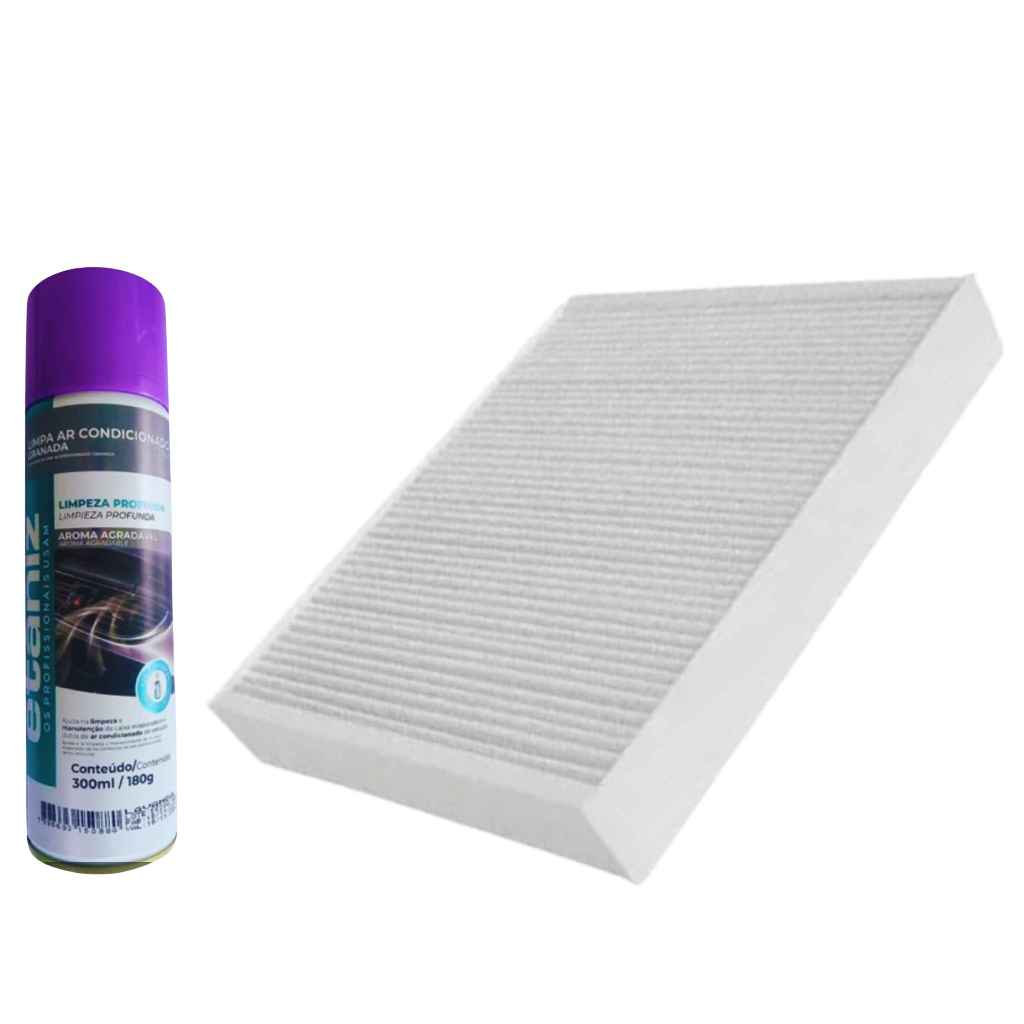 Filtro De Ar Condicionado Virtus Polo 2018 em diante T-cross + Higienizador CES 2711 em Oferta na Shopee