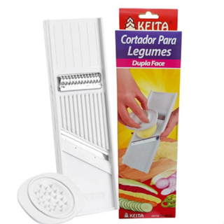 Ralador Para Legumes Cortador E Fatiador Dupla Face Keita Qualidade Versatilidade E Praticidade em Oferta na Shopee