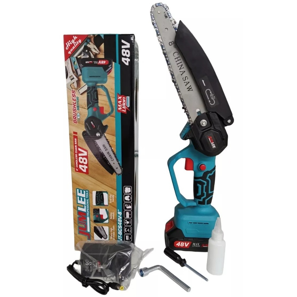 Mini Motosserra Elétrica Leve e Portátil