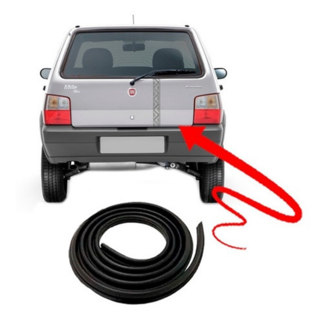 Borracha Vedação Porta Malas Modelos Uno Mille Premio Elba até 2013 Envio Imediato em Oferta na Shopee