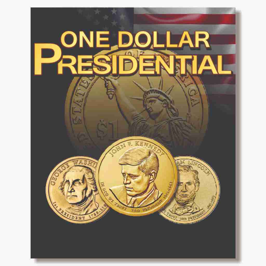 Álbum para Moedas EUA 1 dolar Presidentes - Organizer