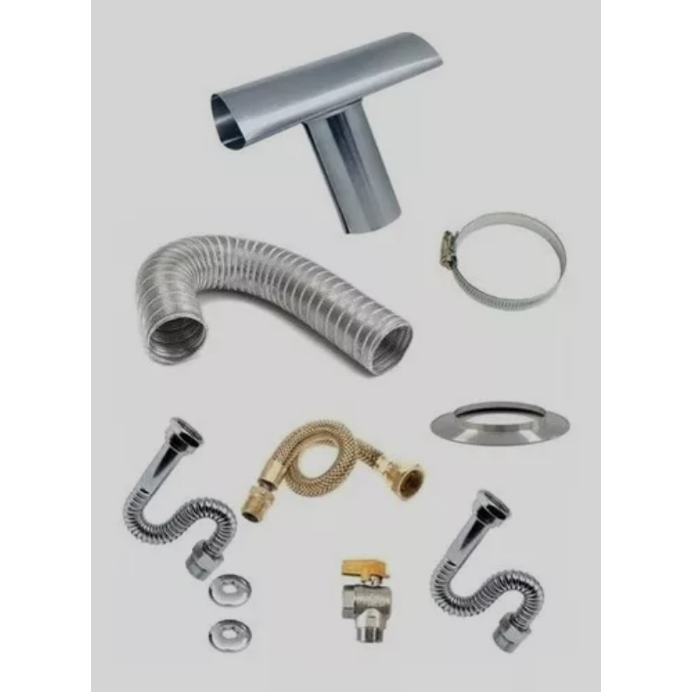 Kit instalação para aquecedor Rinnai 2802 GLP ou GN
