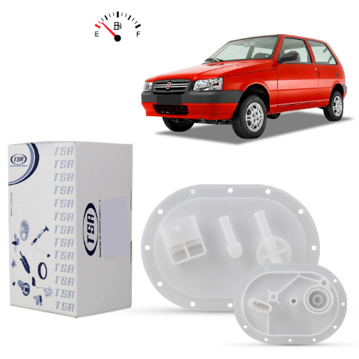 FLANGE DA BOMBA DE COMBUSTIVEL (COMPATIVEL COM BOSCH) - FIAT PALIO/SIENA 01/03,WEEKEND 01/04 (GASOLINA), PALIO/SIENA 05/, IDEA 06/ (FLEX)