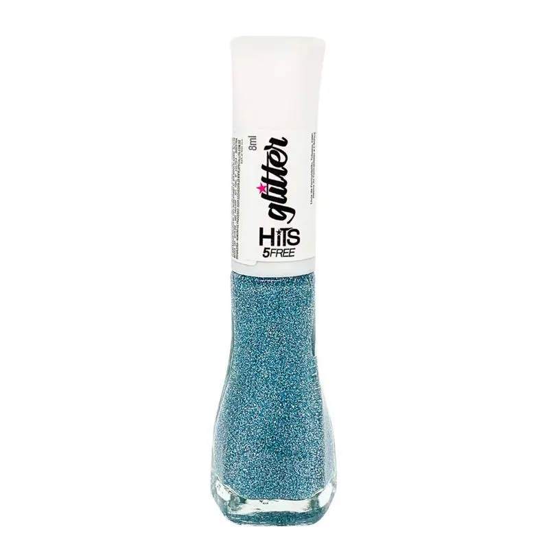 Esmalte Hits Diamante Lua Azul Coleção Diamante Glitter Refletivo 8ml