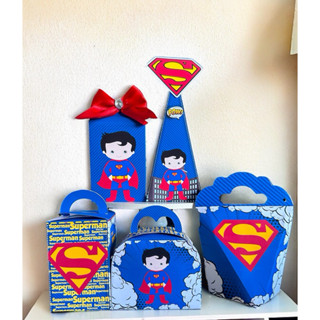 Kit Personalizados Super Man Baby Cute Pegue e Monte Lembrancinhas Caixinhas (Informe Nome e Idade no Chat) em Oferta na Shopee
