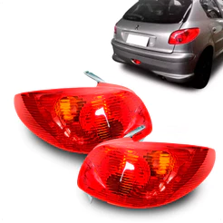 Lanterna Traseiras Peugeot 206 2004 2005 2006 2007 2008 2009