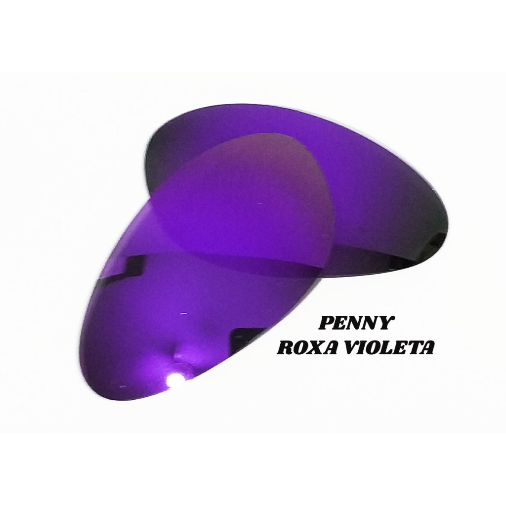 Lente Roxa Violeta Penny custon Espelhada Polarizada com Proteção Uv Uva 400