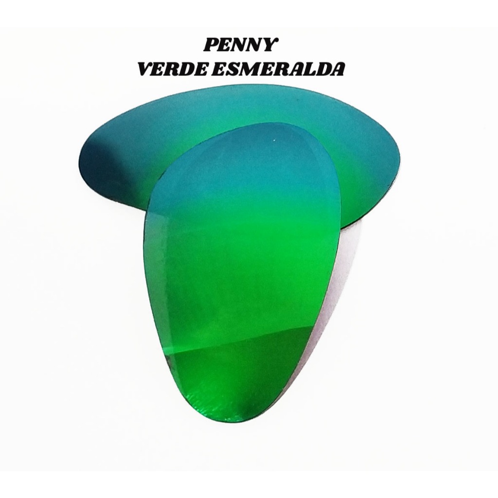 Lente Verde Esmeralda Penny custon Espelhada Polarizada com Proteção Uv Uva 400