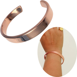 Pulseira de cobre puro feminina vintage luxo em Oferta na Shopee