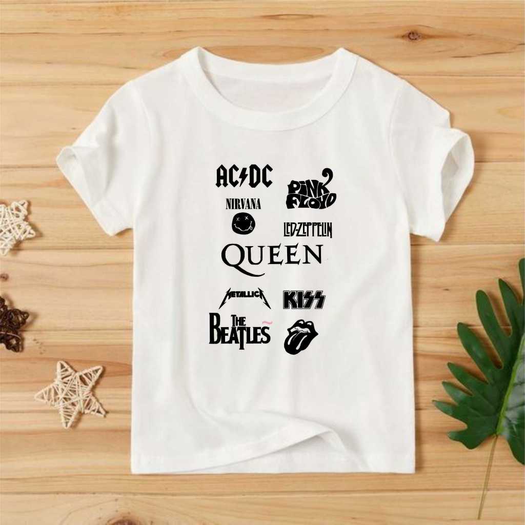 Camiseta Bandas de rock diversas estampas. Led Zeppelin, Queen, Pink Floyd, AC/DC, The Rolling Stones, U2, Billy Joel, Aerosmith, Linkin Park, Guns N Roses, Ramones, Mamonas, Korn,  Sepultura,  Pearl Jean e outras... em poliéster