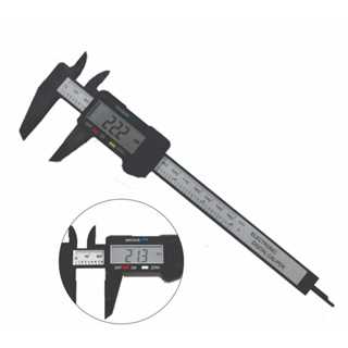 Paquímetro Digital Eletrônico 150mm Fibra Carbono com Bateria de brinde em Oferta na Shopee