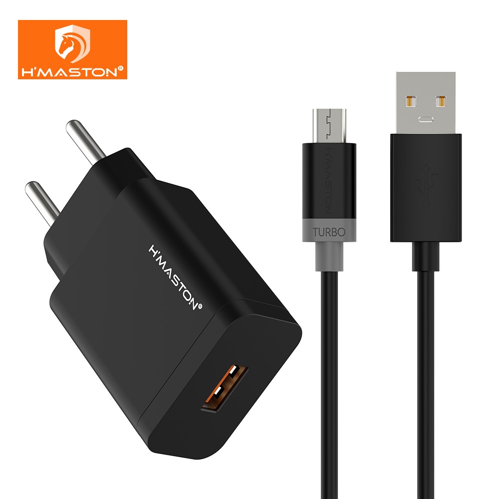 H'maston Y59 Carregador Turbo 6A 30w Usb Para Carregador mais rápido em Oferta na Shopee