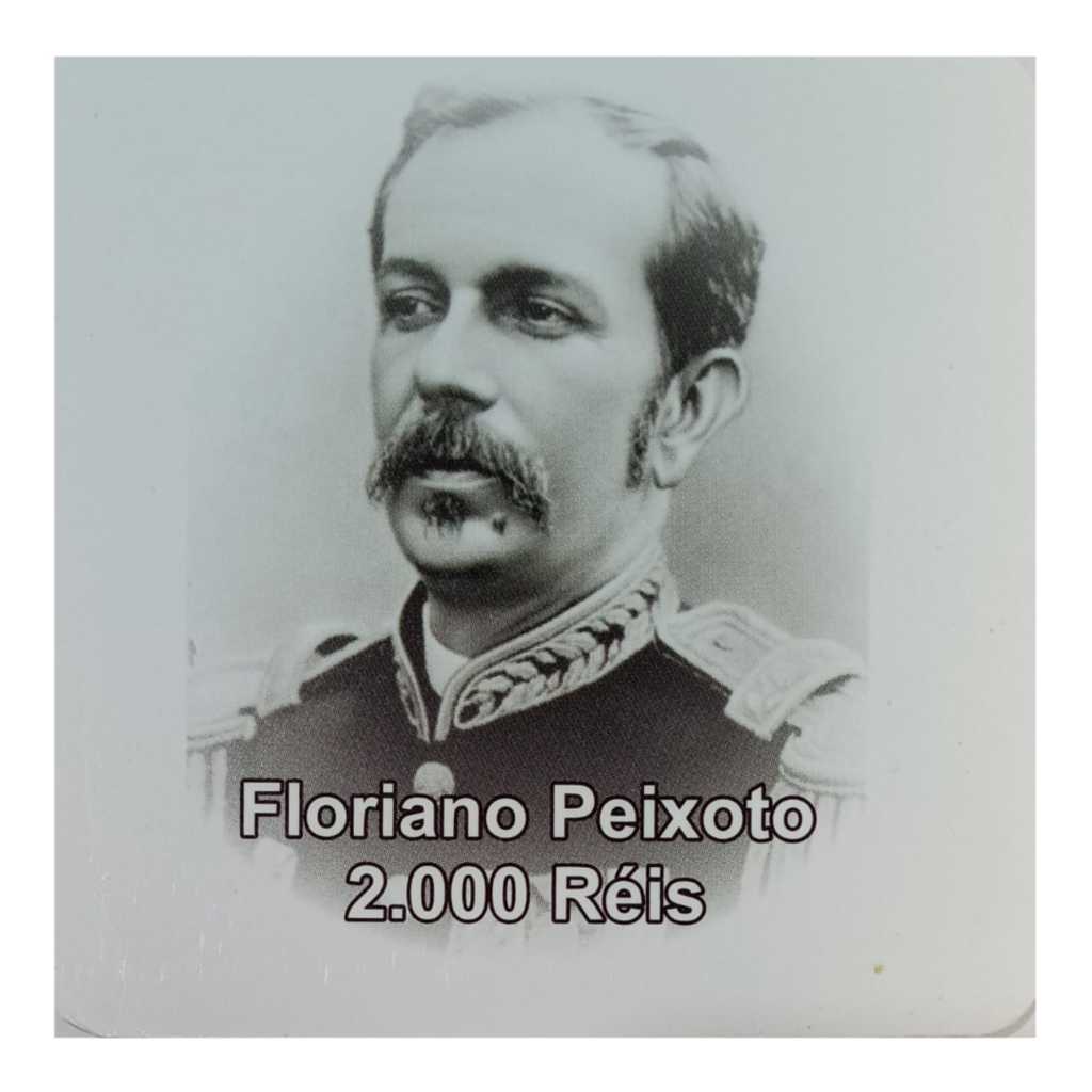 Cartela para moeda 2000 reis 1939 - Floriano Peixoto - organizer
