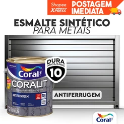 Esmalte Antiferrugem Coralit Premium Coral 3,6l Cores - Ferrolack | Madeiras e metais