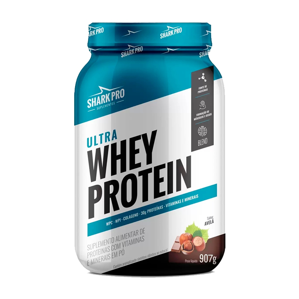 Ultra Whey Pote - 907g - Shark Pro - Health