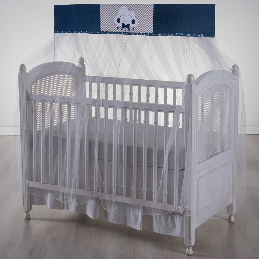 Mosquiteiro de berço com bando