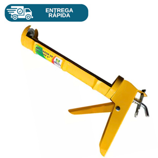 Aplicador de Silicone Fechado Pistola Aço Carbono 9 Polegadas Selante Cartucho Cola em Oferta na Shopee