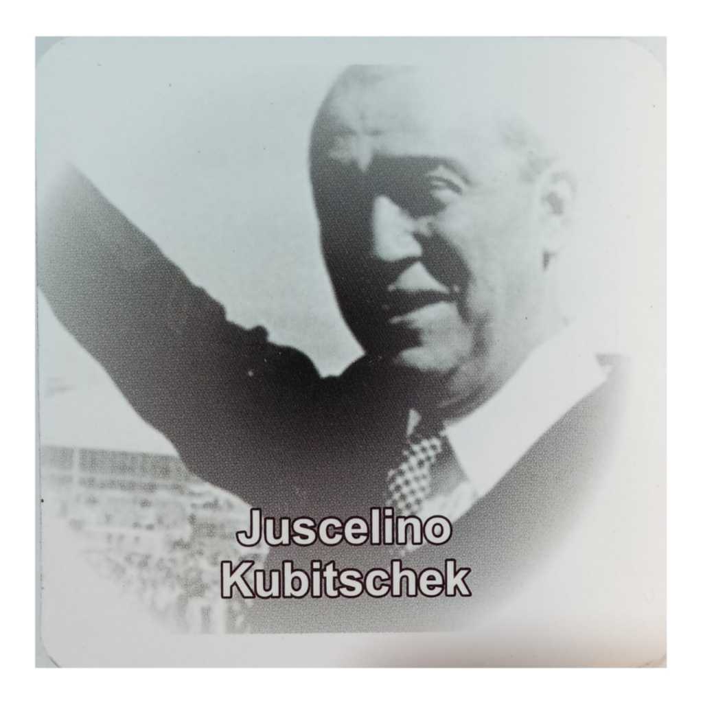 Cartela para moeda 1 real 2002 - Juscelino Kubitschek – organizer