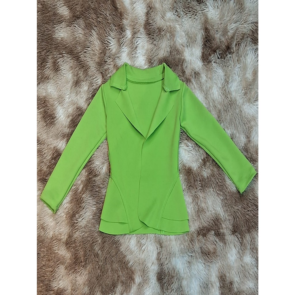 Blazer infantil e juvenil para meninas TAM 2 ao 8 com babado