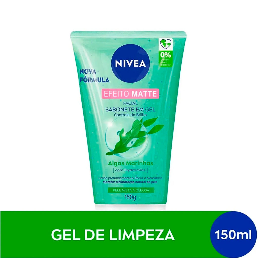 Sabonete Em Gel Controle De Brilho Efeito Matte 150ml Nivea em Oferta na Shopee