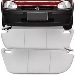 Quebra Sol Celta Corsa PickUp Sedan Prisma Tapa Parasol Quebra-Sol Para-Sol Raio Solar Proteção Fiat